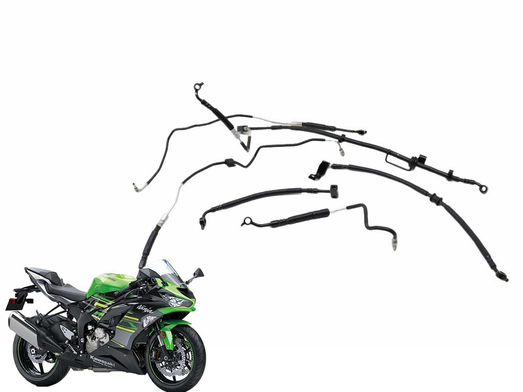 Kit Cano/mangueiras do Abs Kawasaki Zx 636 19-24 Usad - CompreSuaPeça