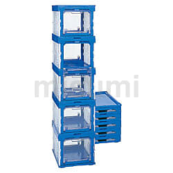 扉付折りたたみコンテナ台車セット | トラスコ中山 | ミスミ | 509-4712