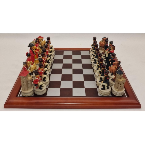 チェス盤 「ナポリオンvsウェリントン」 チェス盤 「ナポリオンvs