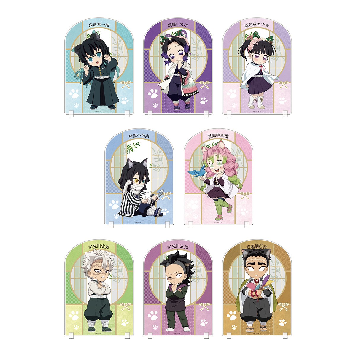 鬼滅の刃 ナンジャタウン ねこ型缶バッジ 特別任務賞 胡蝶しのぶ