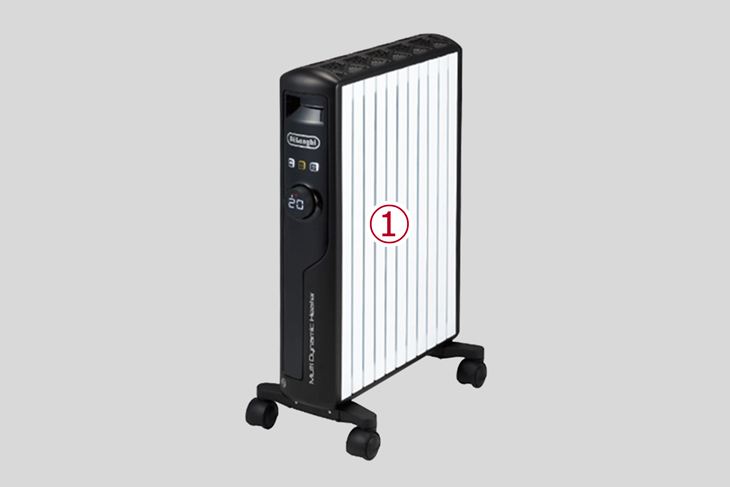 専用出品】デロンギ マルチダイナミックヒーター MDHU15-BK リモコン