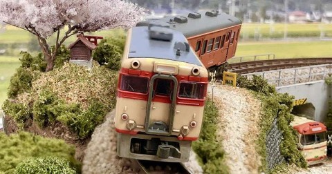 デフォルメ感”が魅力の『Bトレ』で四国の原風景を制作 「ジオラマは