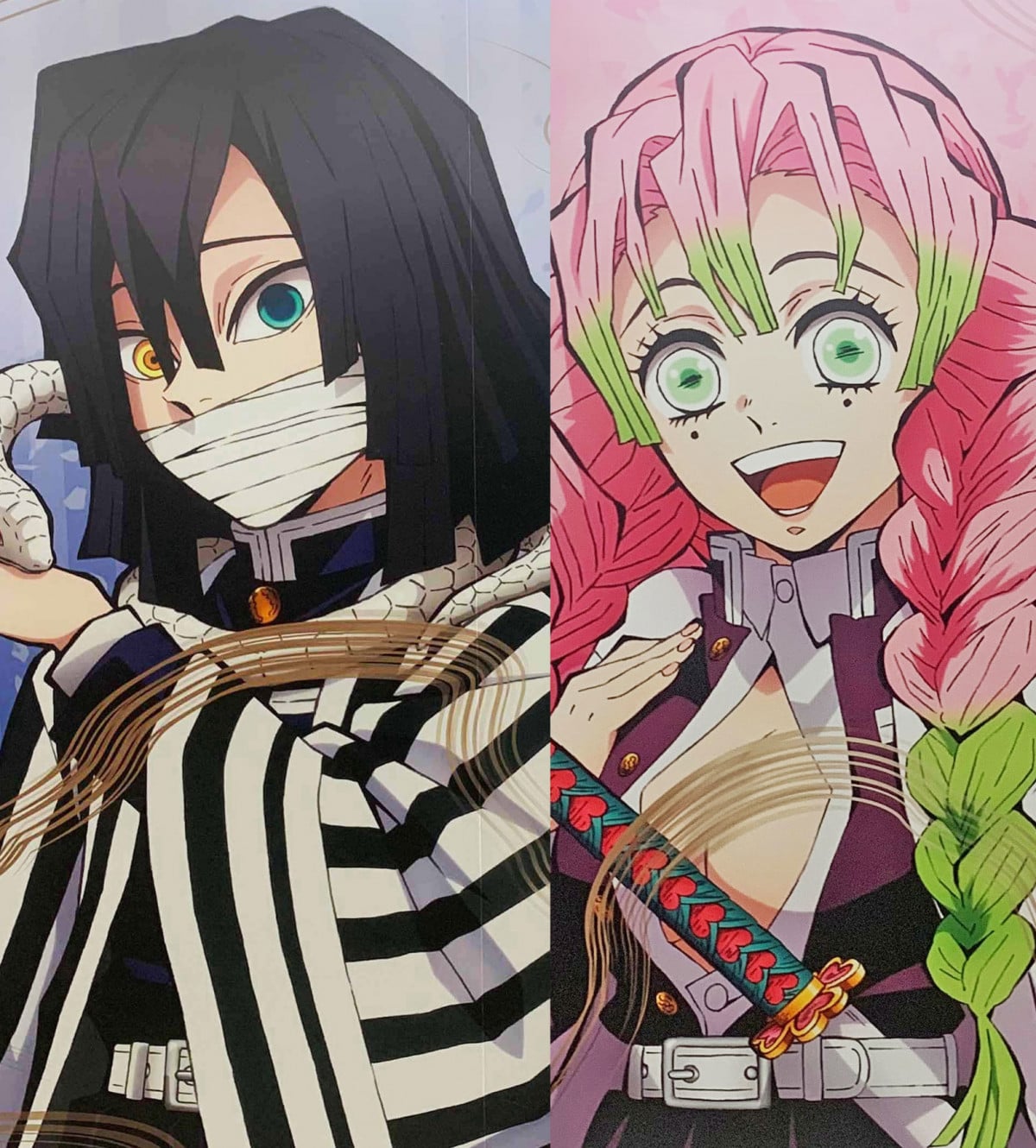 鬼滅の刃＞伊黒＆蜜璃の2ショット！ 手紙＆パンケーキに笑顔の新