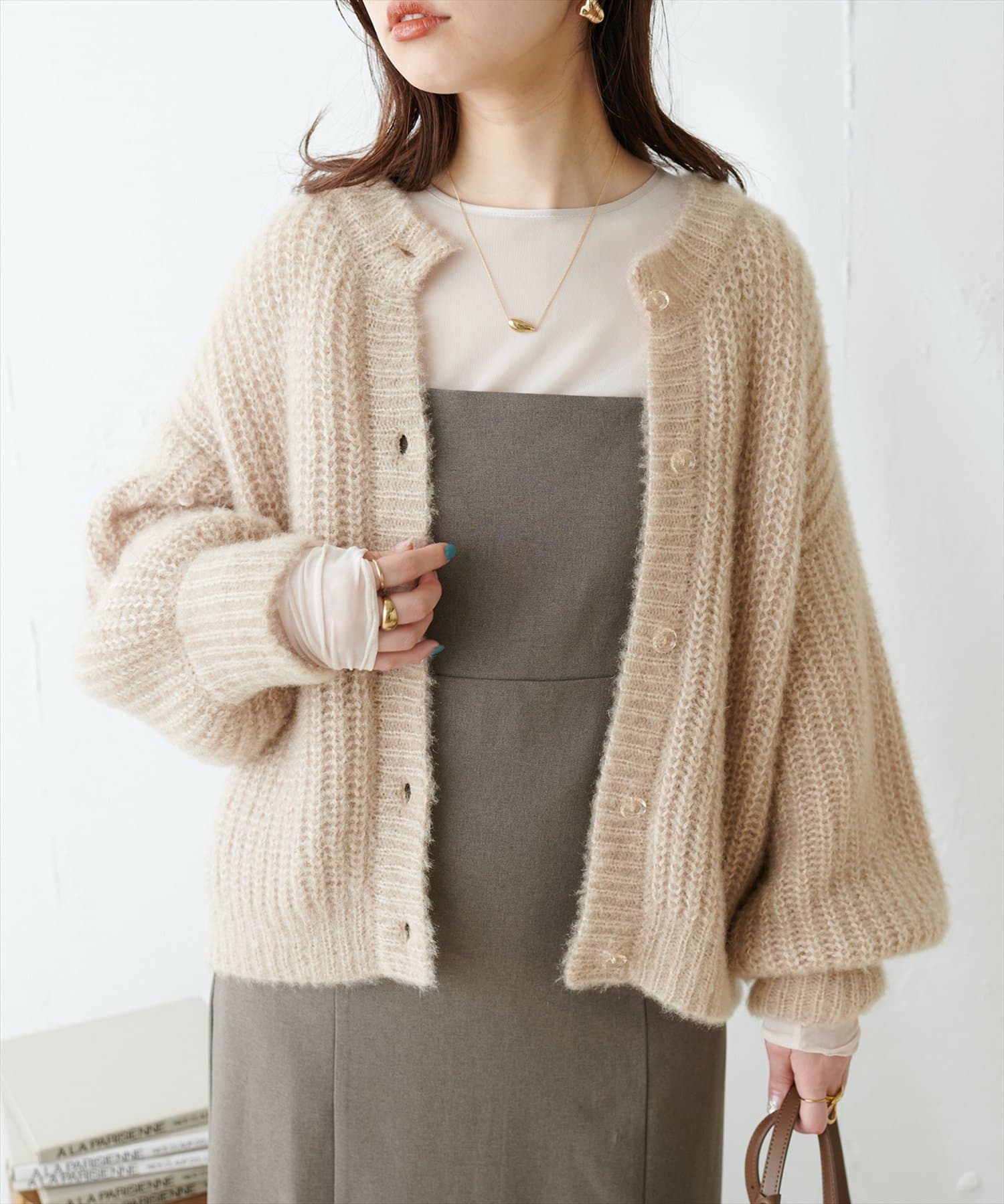 注文分）ミニタイプペグボタン/カーリーメイプルカーリーコア材クリア