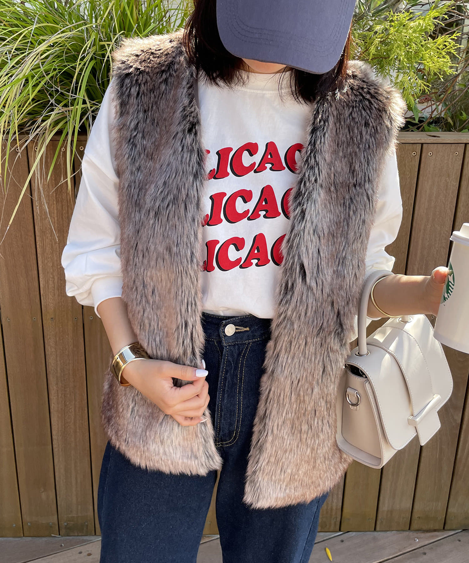 コーデをワンランクUPしてくれる】MIXファーベスト | NICE CLAUP