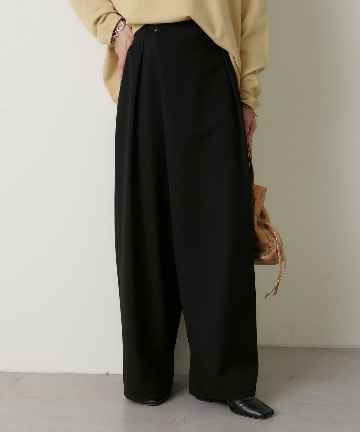 3kg見え！】ワイドラップパンツ | Omekashi(オメカシ)レディース | PAL