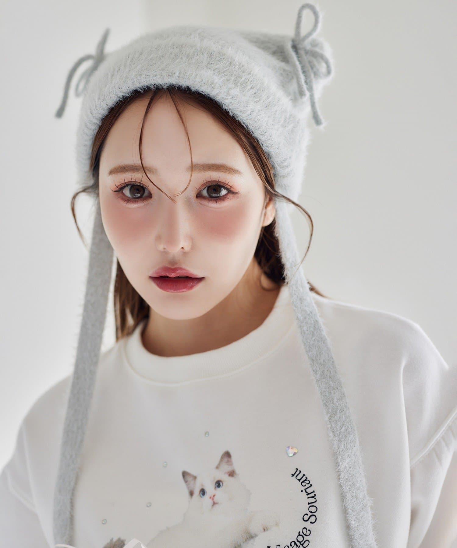 シャギー猫耳ビーニー | one after another NICE CLAUP(ワンアフター