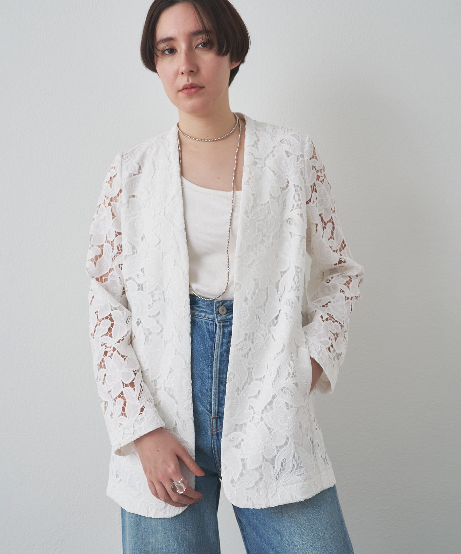 ❤限定品❤【新品】日付 デコラッシュ 刺繍レース モノクロ ❤限定品