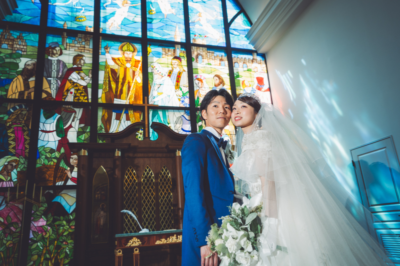 古い集合写真 結婚式 （仙台市片平丁神宮）白崎写真館（仙台） 古い