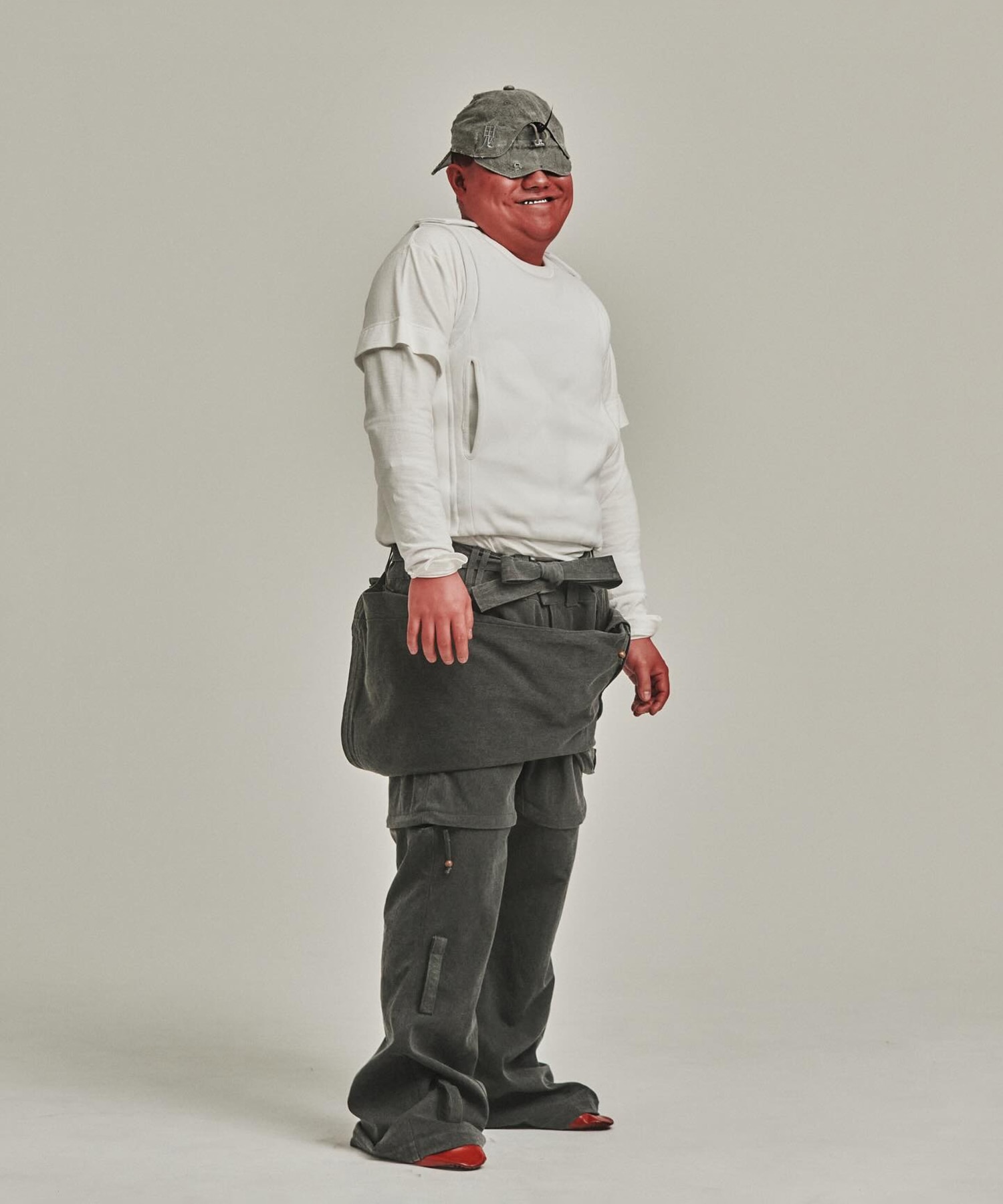 朱点童子 CAP(FREE GREY): JIAN YE: MENS｜CONZ ONLINE STORE