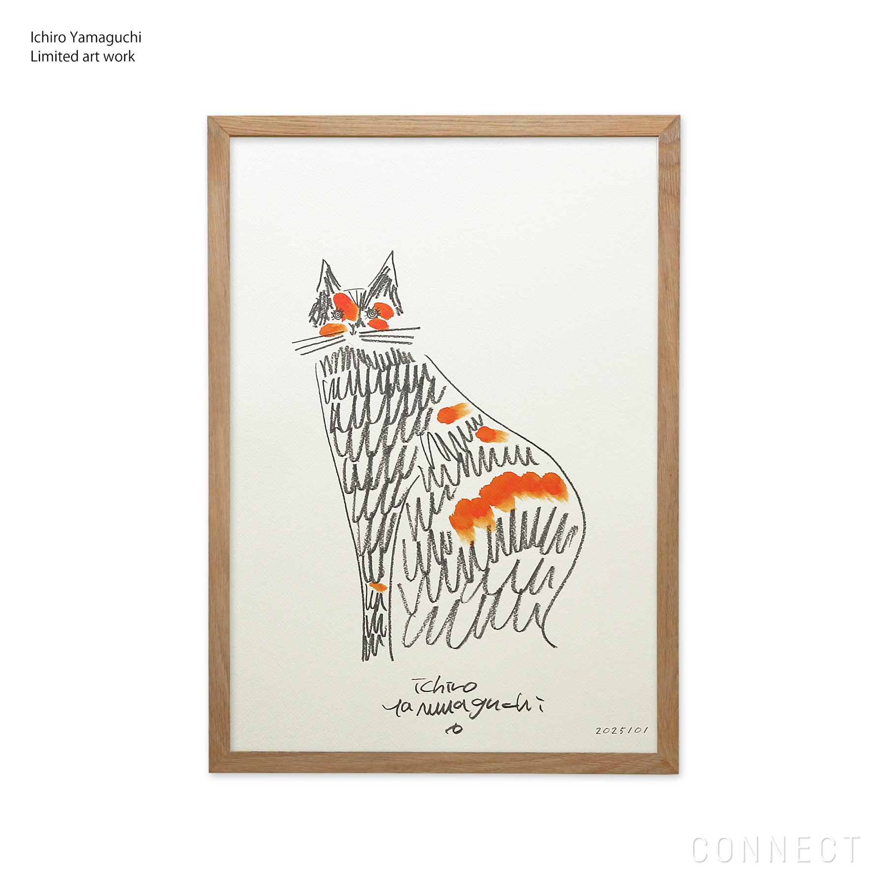 山口一郎 原画 『黒猫』 スクエア 山口一郎 原画 『黒猫』 スクエア