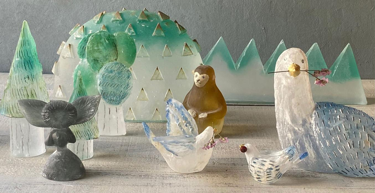 安達知江さん 鳥の蓋物 安達知江さん 鳥の蓋物 安達知江さん 鳥の蓋物