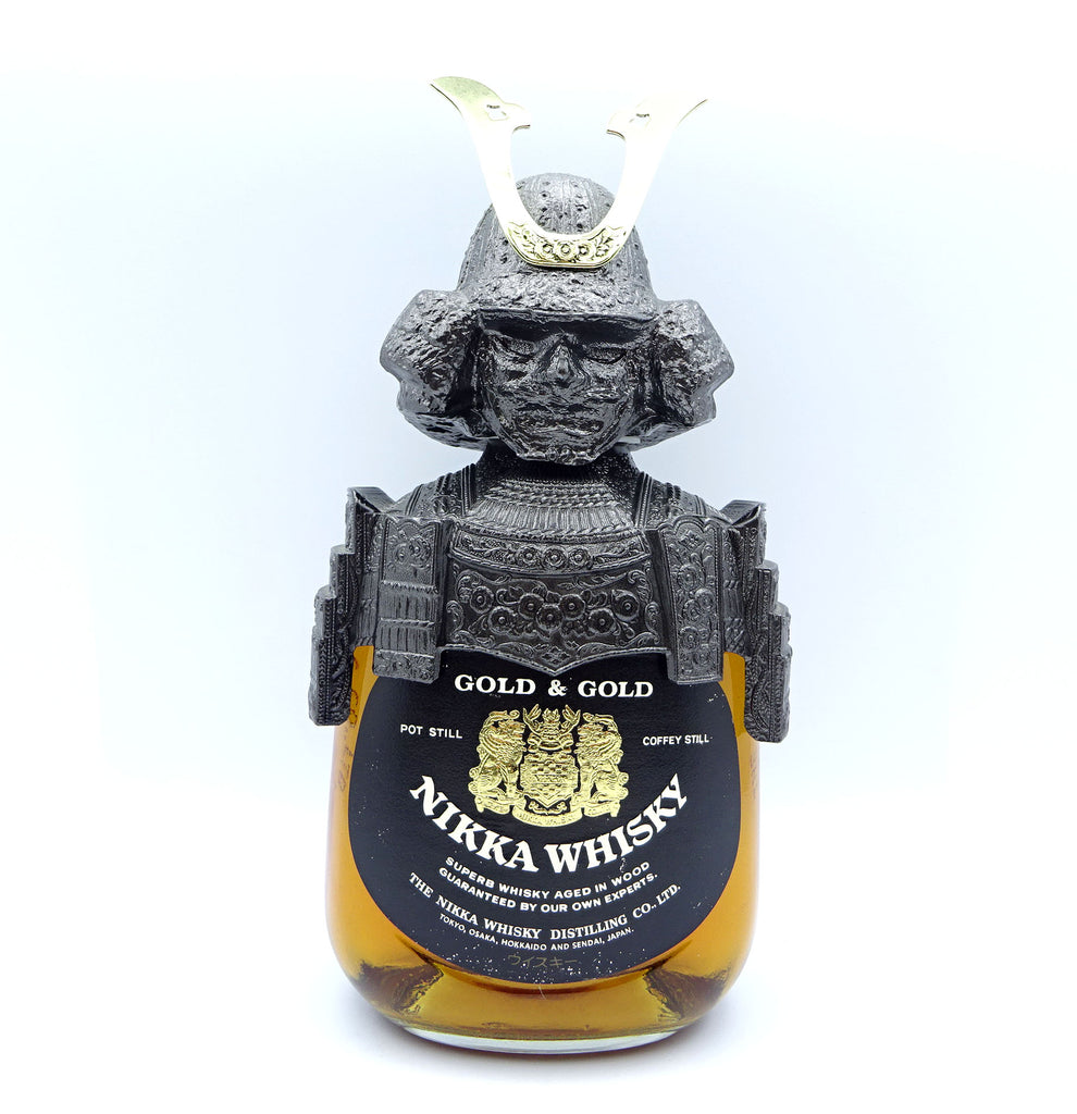 Nikka Gold & Gold with Samurai Ornament G&G NGK-01 Vintage