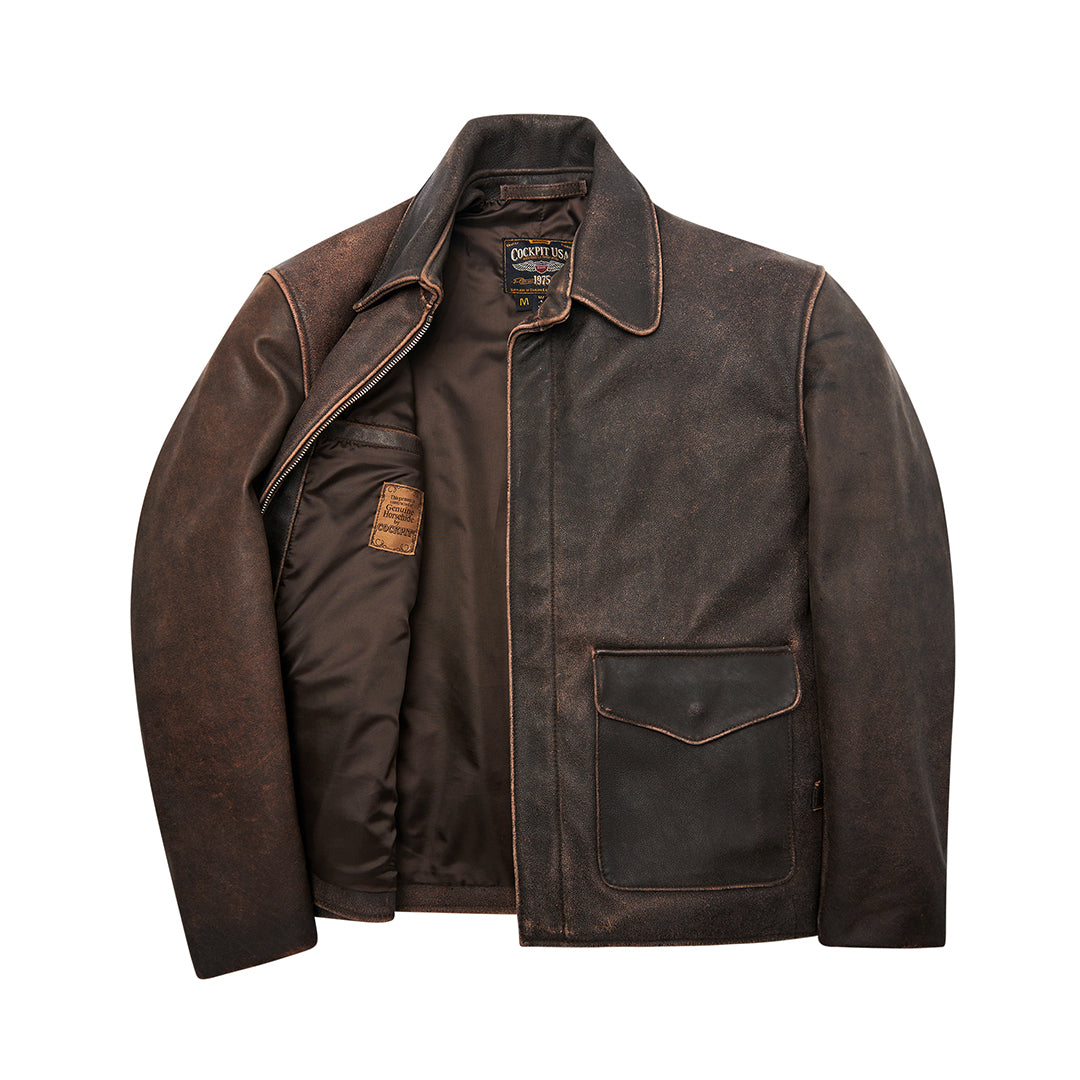 Explorer Jacket | Leather Adventure Jacket | Cockpit USA