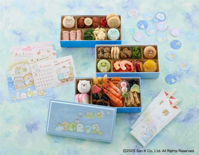 すみっコぐらしのおせち2026♡可愛いキャラ饅頭入り三段重が登場