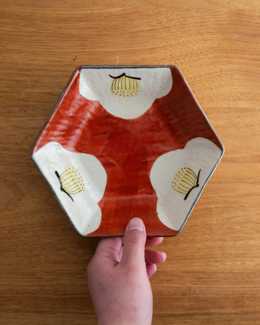 和食器 茶懐石 萩焼 吉賀將夫作 小皿 五客 共箱 V