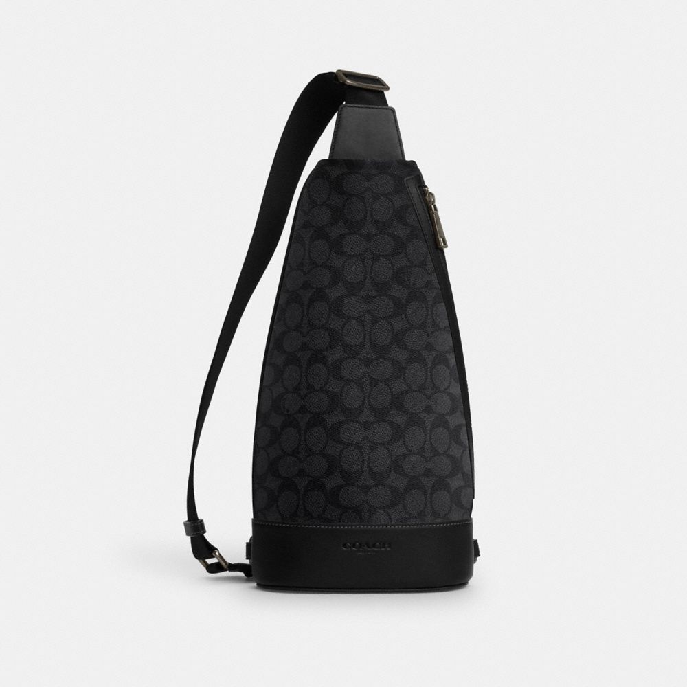 COACH コーチ ショルダーバッグ 黒 ブラック レザー 斜 【公式通販】