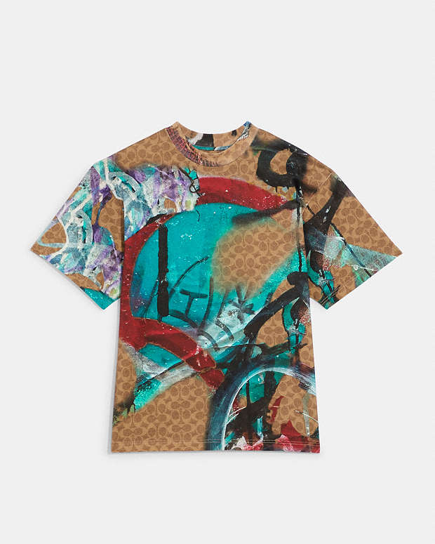 公式】COACH – コーチ | 【COACH X MINT + SERF】Tシャツ