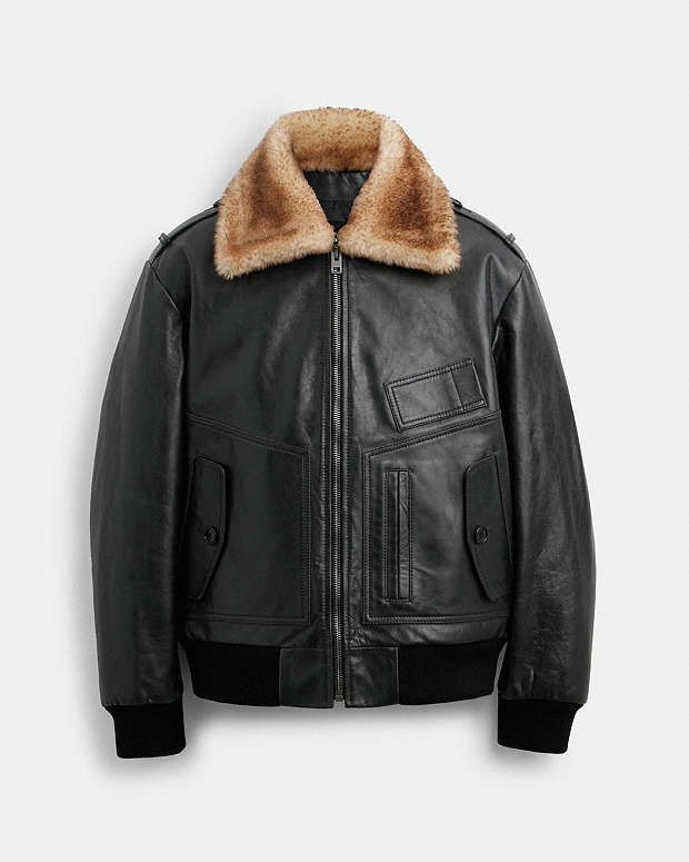 公式】COACH – コーチ | シアリング ユーティリティー ジャケット