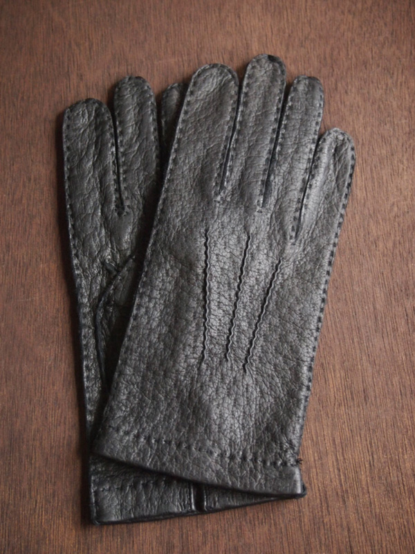 ラスト1点！メローラ MEROLA ペッカリー革 ネイビー（紺色）ライニング