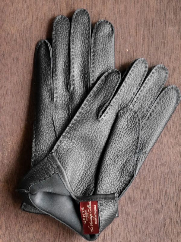 未使用近い】美品/DENTSザヘリテージコレクション本革アンライニング