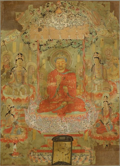 中国の壁画 戦時のもの 人物図 貴重品 古美術 AK1885A7-2 中国の壁画