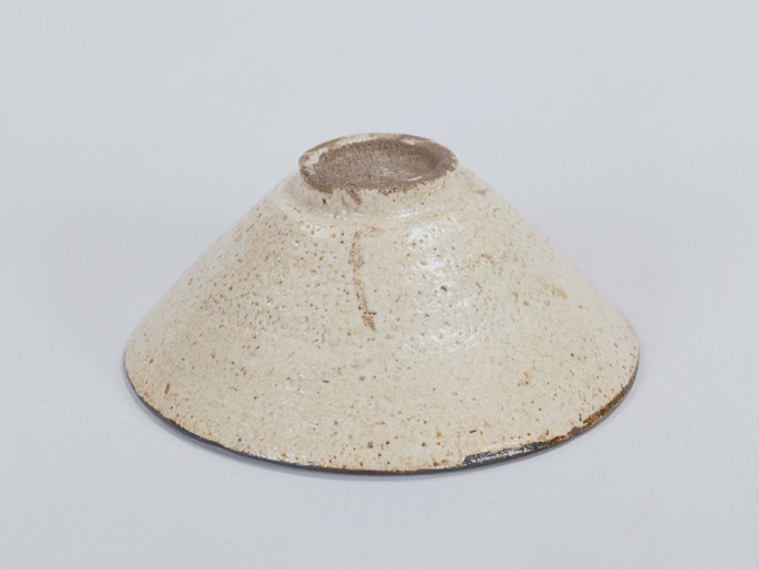 江戸時代 古唐津 馬上盃 絵唐津 割高台 時代箱 骨董品 時代物 唐津焼