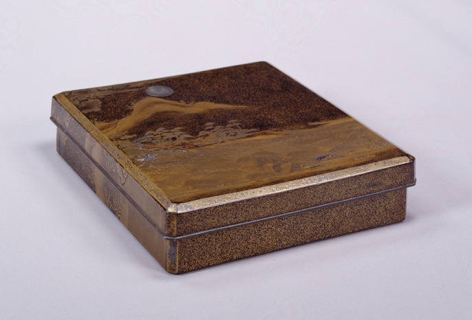 根来蒔絵 香合 キリギリス 共箱つき 根来蒔絵 香合 キリギリス 共箱