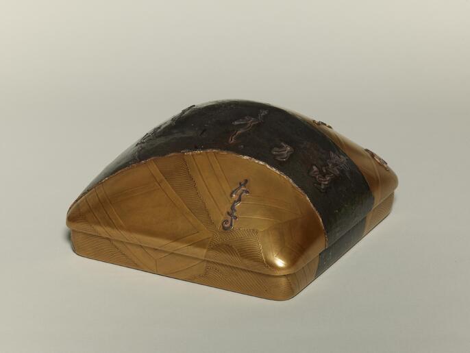 AKa6179 根来？ 古い硯箱 AKa6179 根来？ 古い硯箱 AKa6179 根来