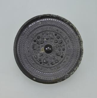 古美術 古鏡 獣紋 銅鏡 φ16cm コレクター蔵品(K-YC539) Yahoo