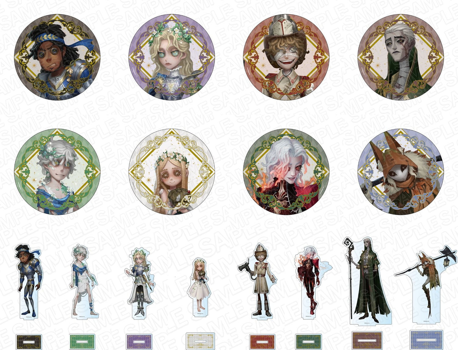 第五人格 IJL 2025 s賞 クリアファイル アクリルキーホルダー cdk 第五