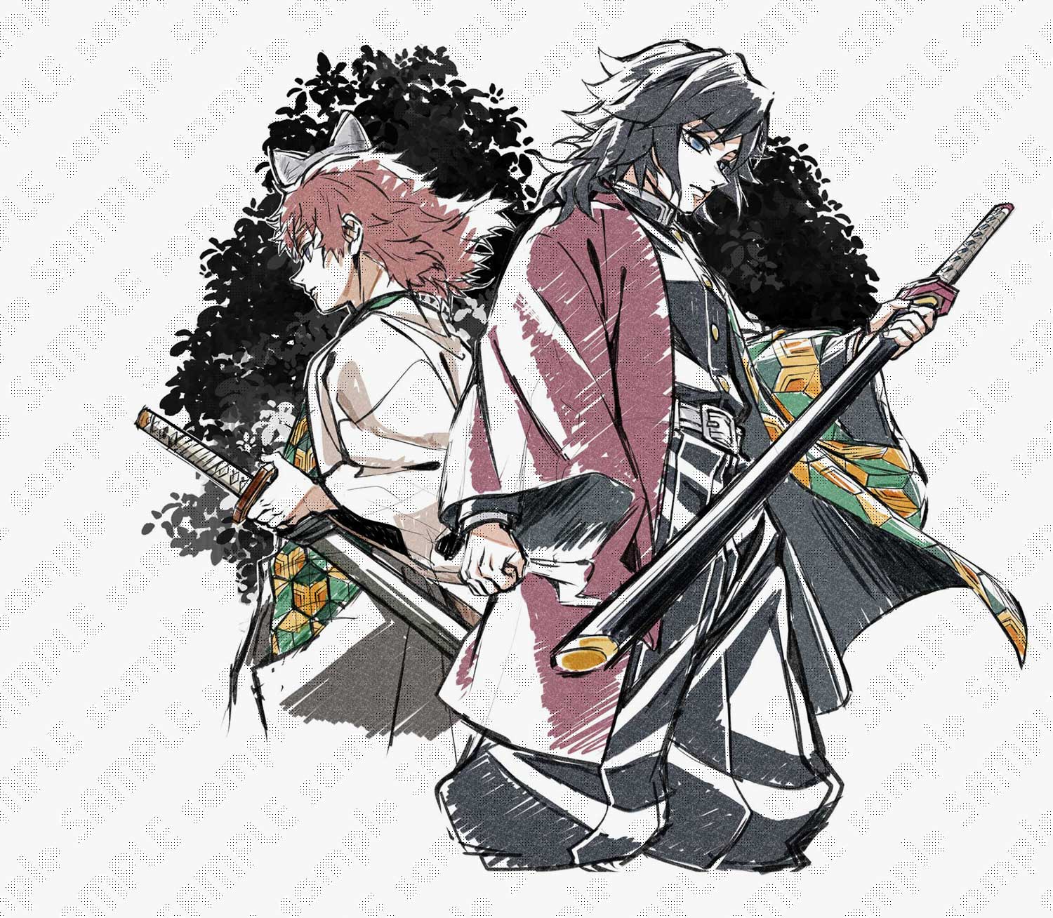 鬼滅の刃 特典 柱稽古 ufotable 複製原画 冨岡義勇 おはぎ 鬼滅の