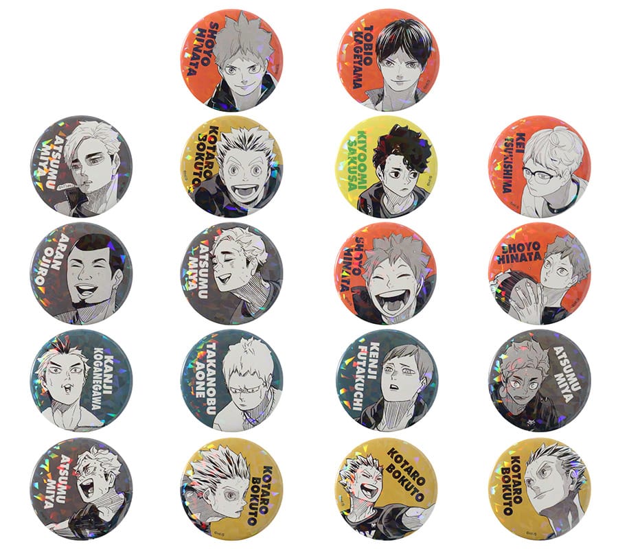 ハイキュー オールスター缶バッジ 全種類 ハイキュー!!「週刊少年