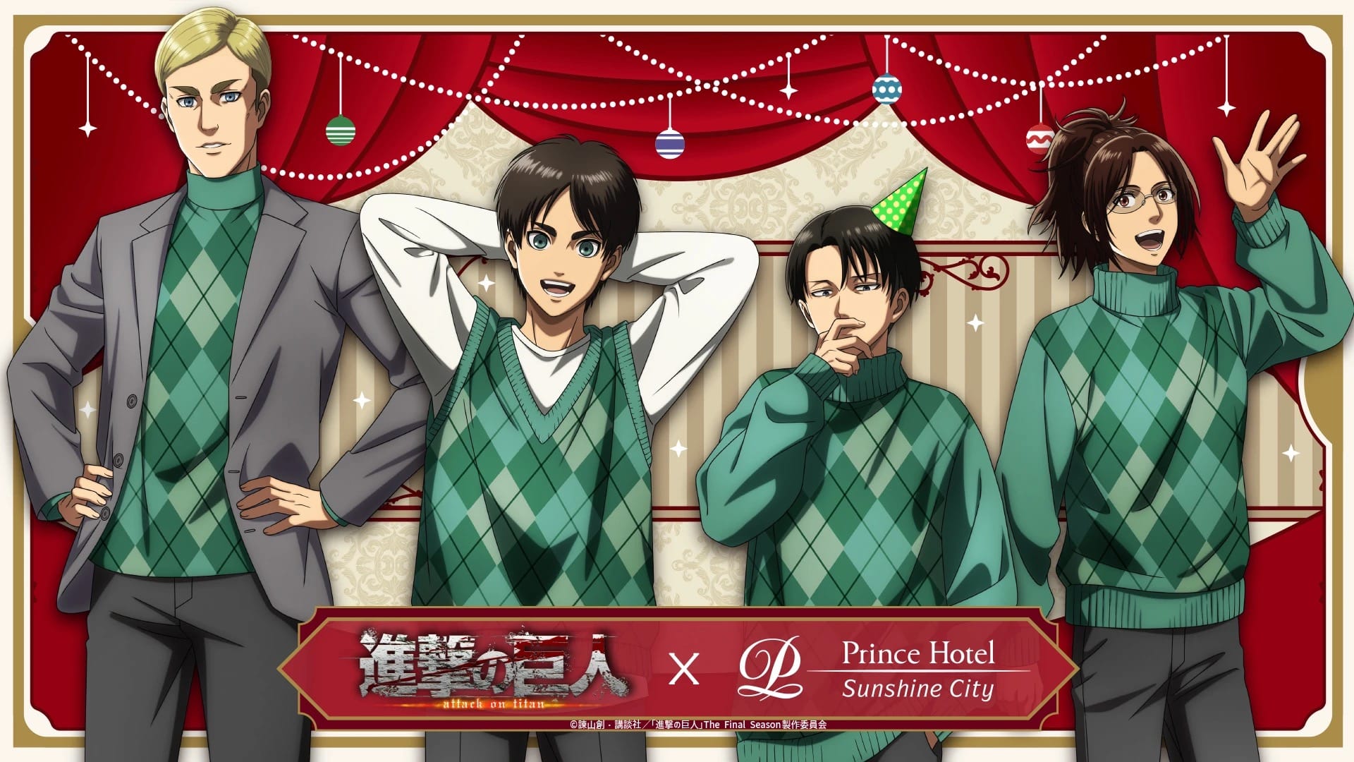 進撃の巨人 サンシャインプリンスホテルコラボアクリルスタンド ハンジ