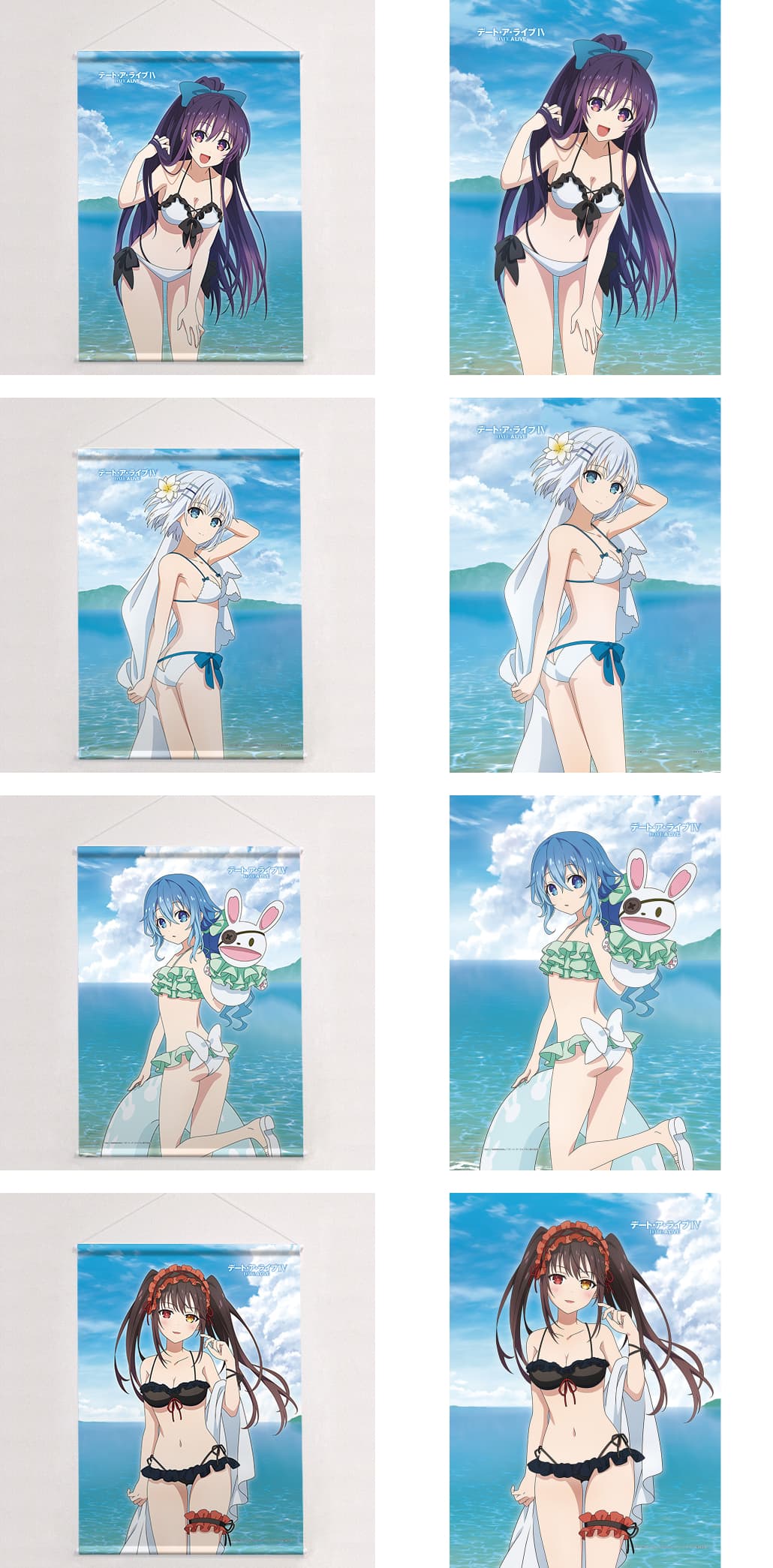 デート・ア・ライブIV 狂三たちの描き下ろし “水着 Ver.” グッズ 12月発売!