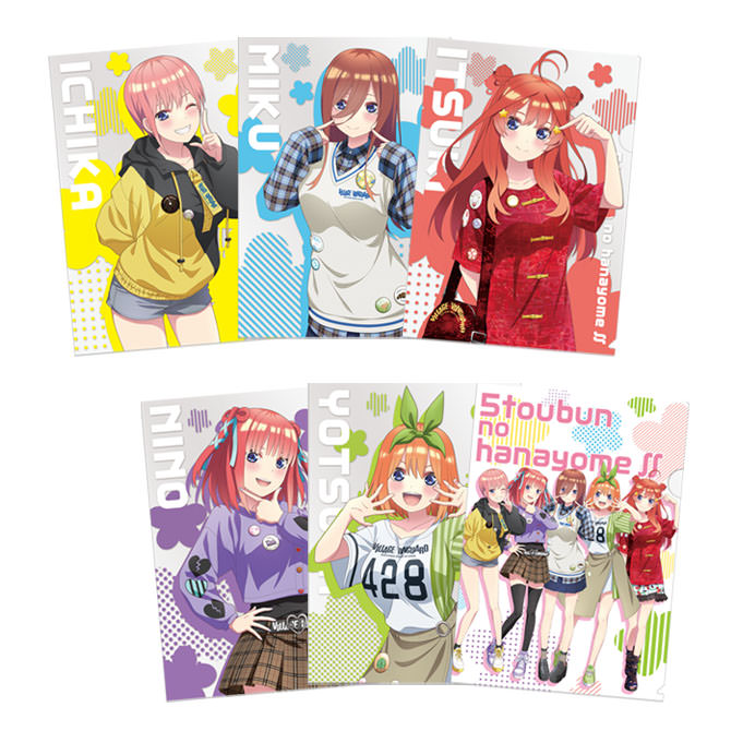 五等分の花嫁∬ × ヴィレヴァン 5月22日より描き下ろしコラボグッズ発売!