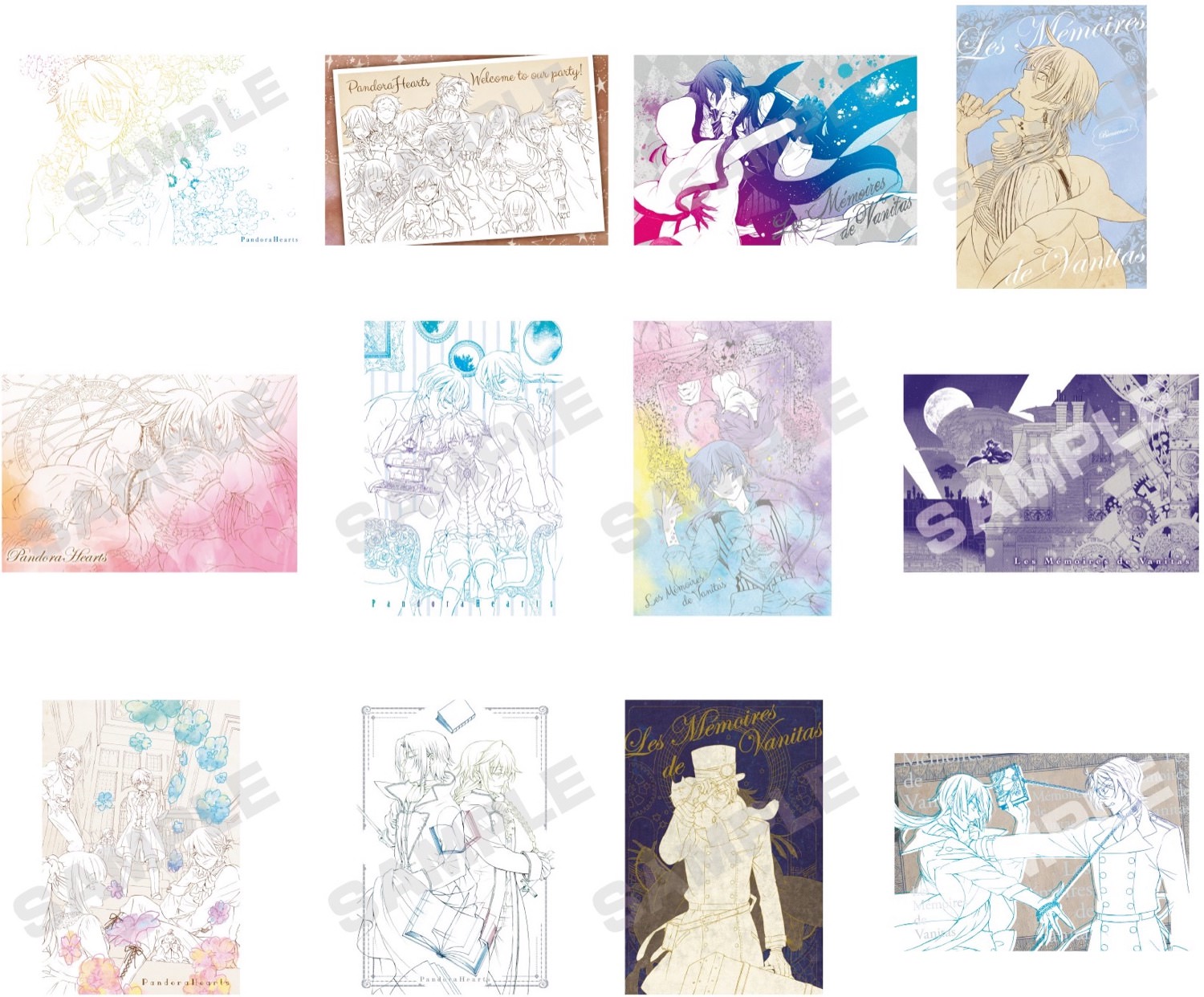 アニぱら パンヴァニカフェ コースター ポスカ クリアファイル他 アニ