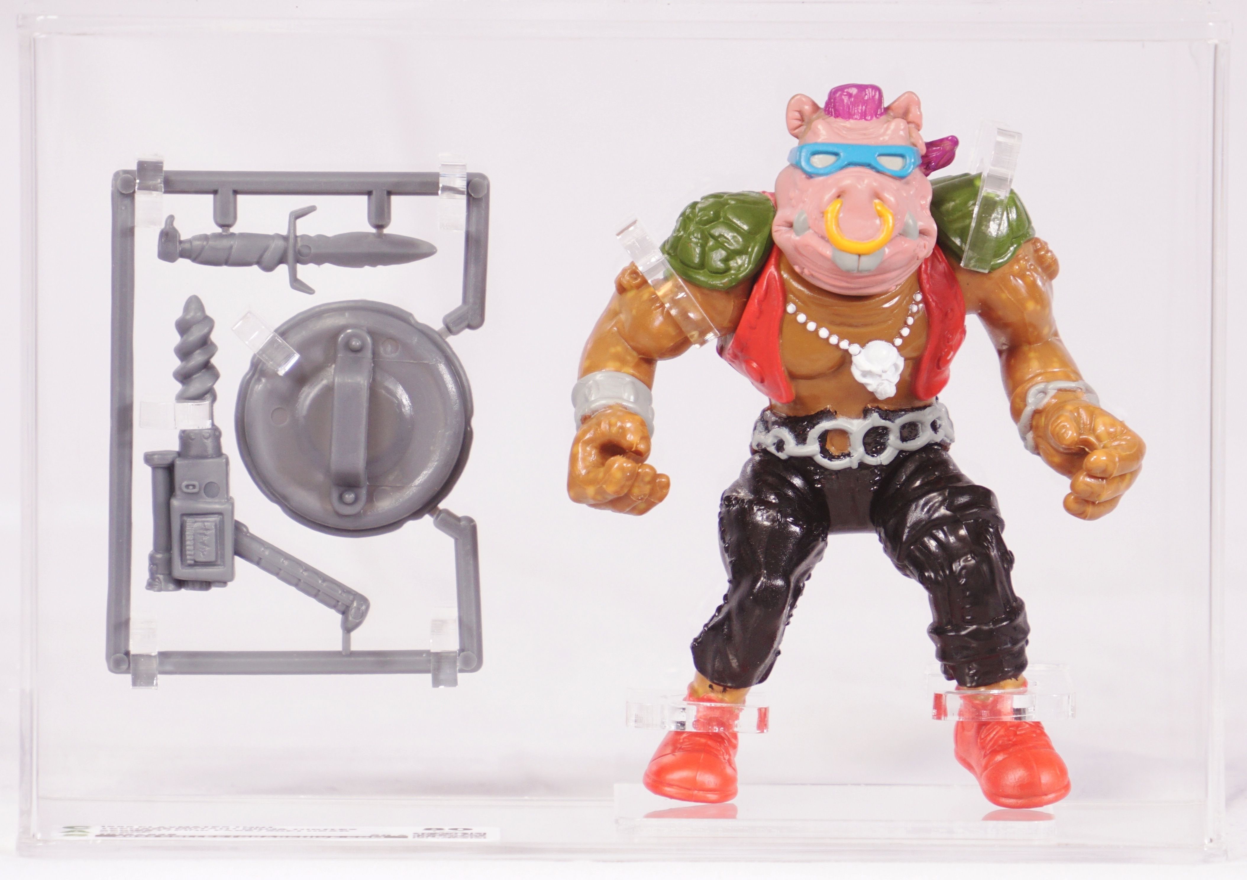 TMNTミュータントニンジャ タートルズビーバップフィギュア1988 Vtg