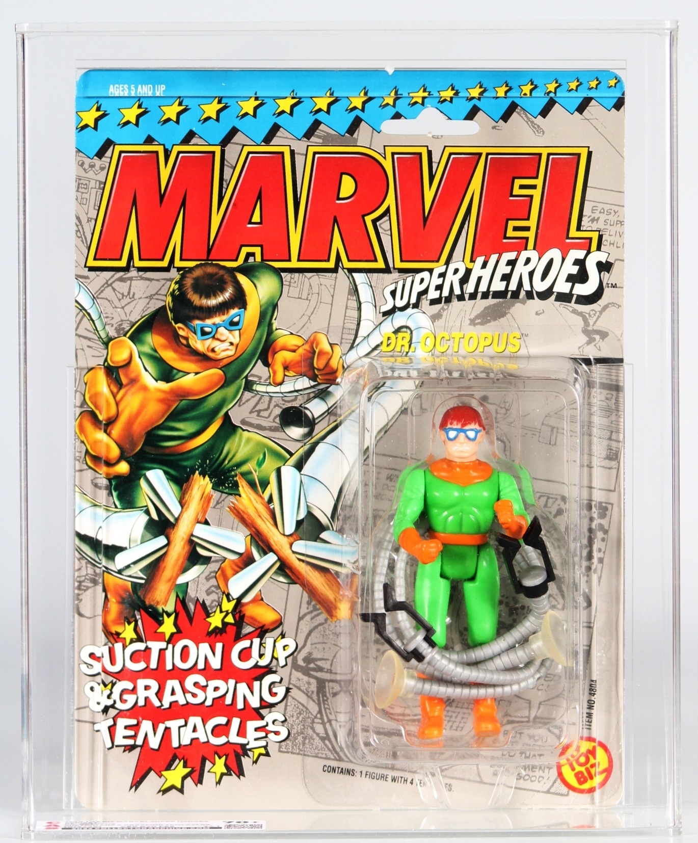 1990 Marvel Super Heroes Carded Action Figure - Dr. Octopus