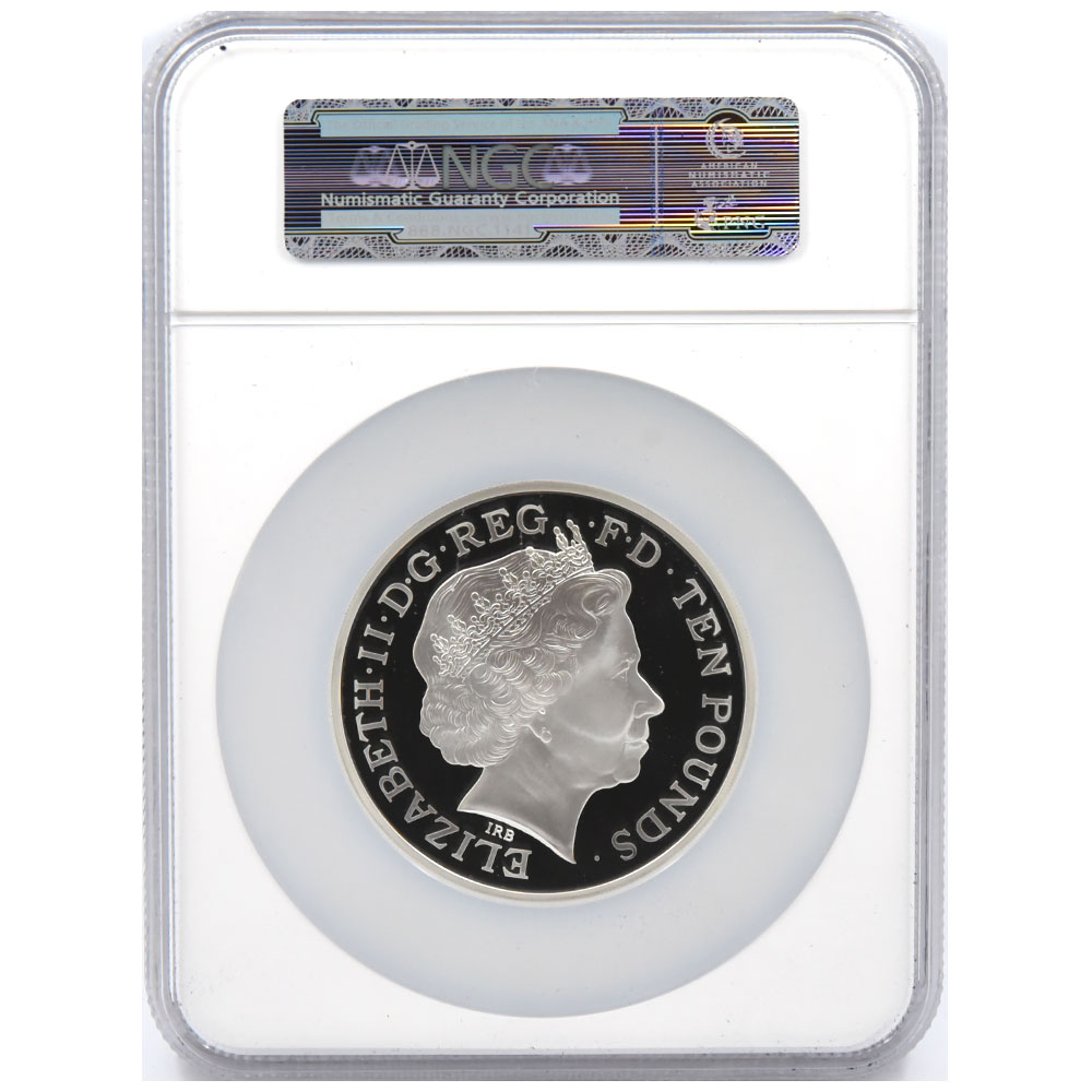 2013年ジョージ王子洗礼記念10ポンド銀貨