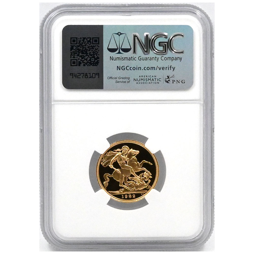 ☆1円売切り！エリザベス1984年金貨PF69ウルトラカメオ イギリス英国