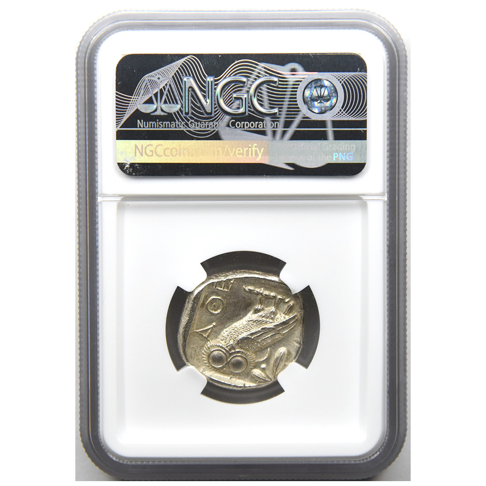 古代ギリシャ アッティカ c.440-404 BC テトラドラクマ 銀貨 NGC Ch AU