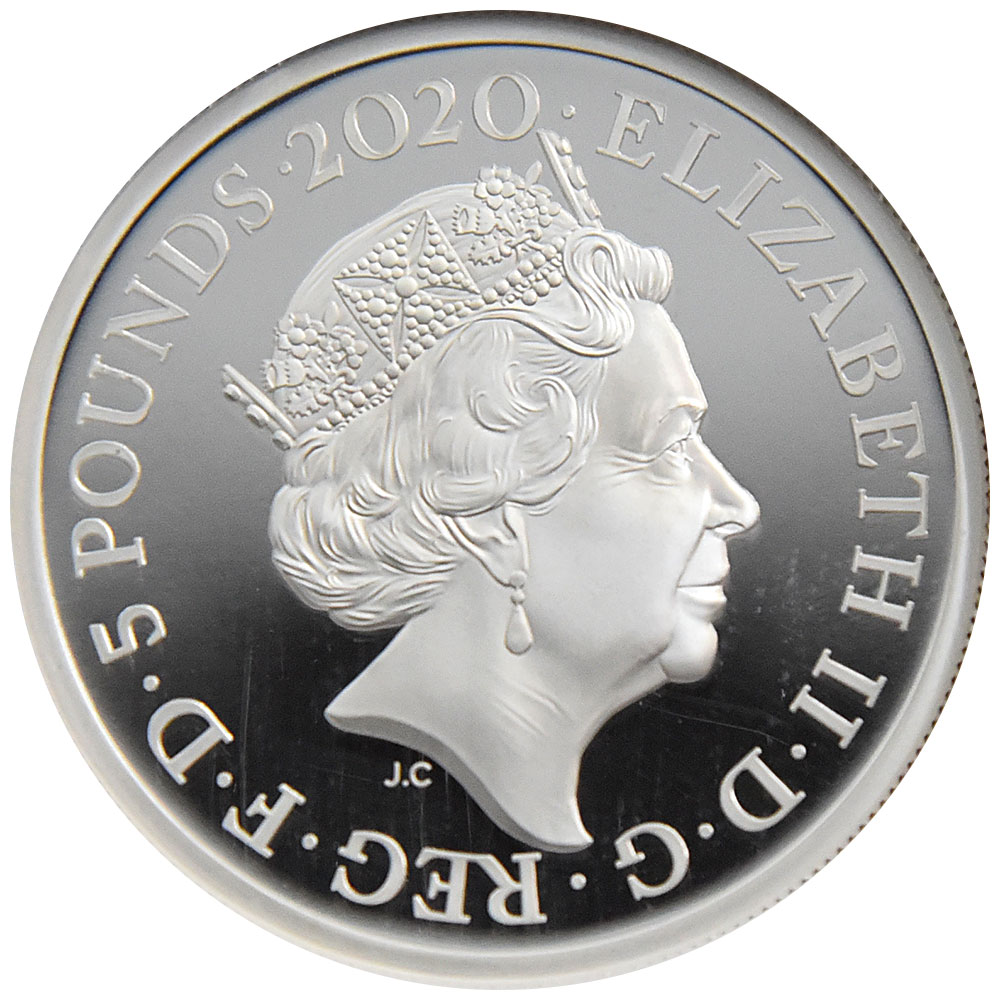 NGC最高鑑定PF70☆2020イギリス2ポンド銀貨007オリジナルBOX付き⑦ NGC