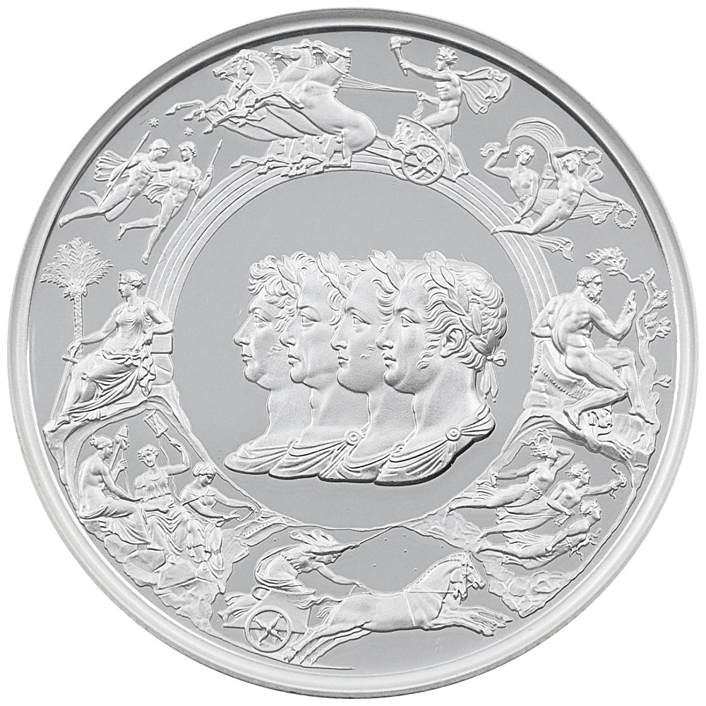 レア 3枚の1枚｜2014 セントジョージ 2オンス 銀貨 NGC レア 3枚の1枚