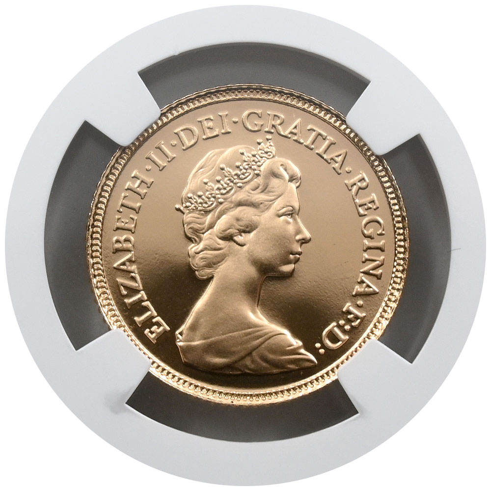 3枚セット】イギリス 1983 エリザベス2世 1/2 , 1 , 2 ソブリン 金貨