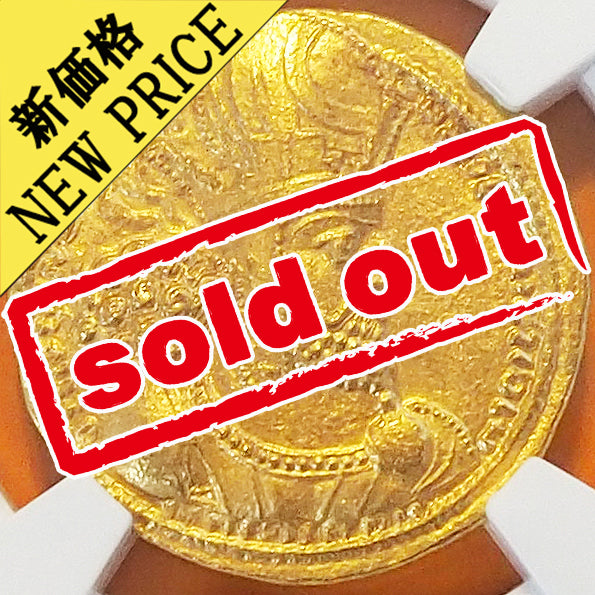 古代 – CoinCity 4½マシャ・ディナール金貨 古代インド カラチュリス朝