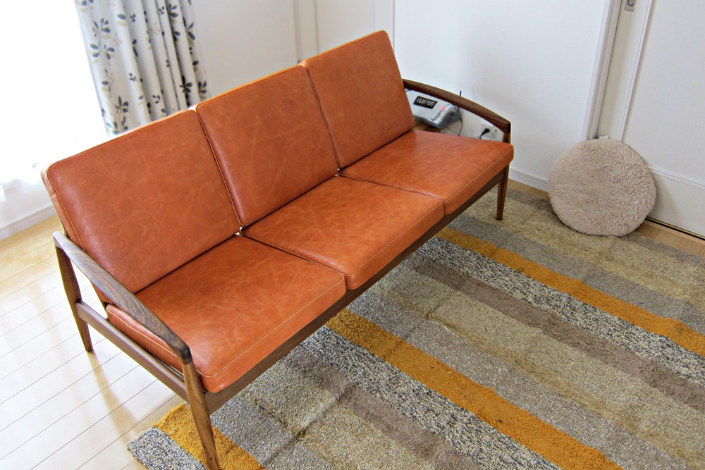 宮崎椅子製作所 ペーパーナイフソファ 2P Paper Knife sofa