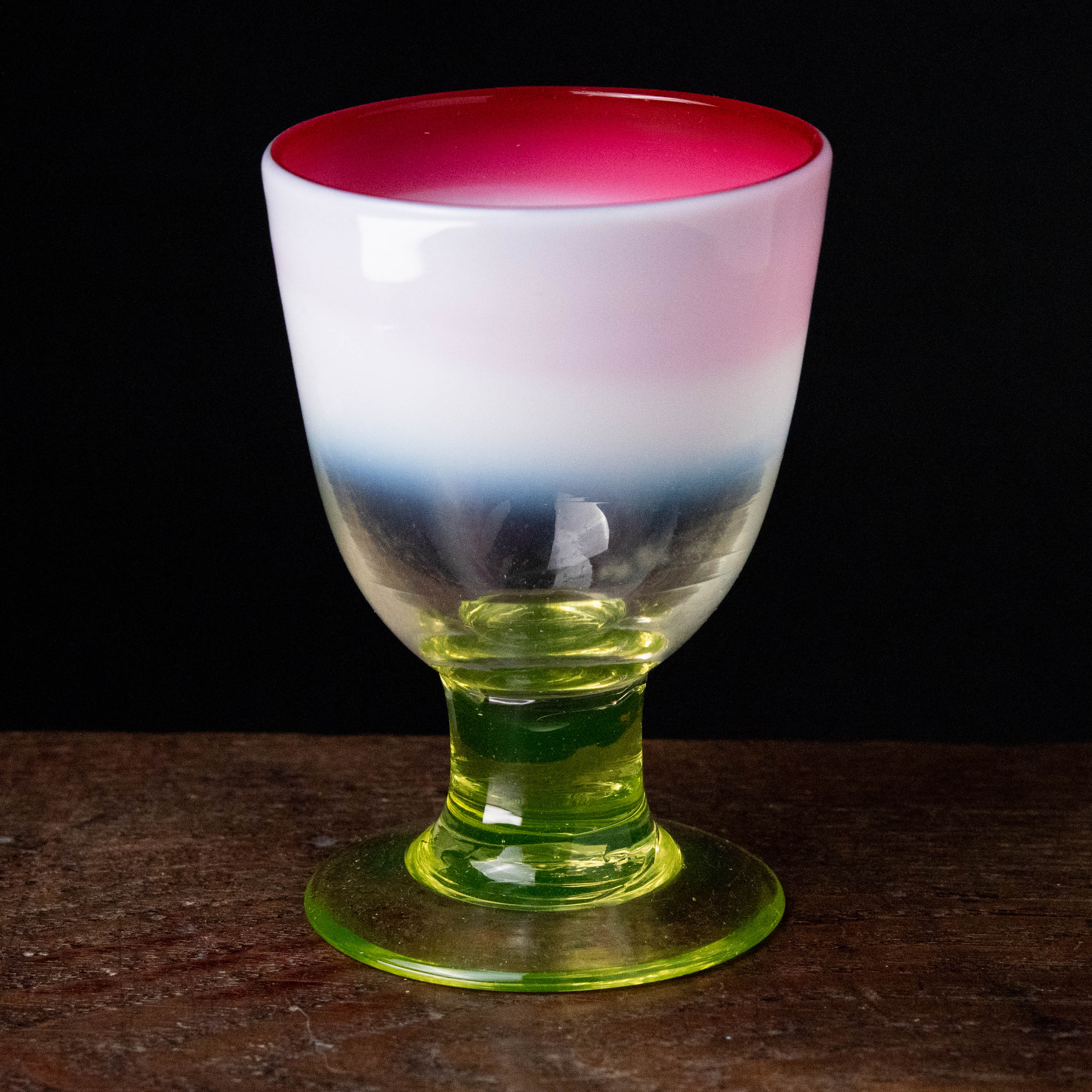 希少 十文字 花形 氷コップ ビンテージ レトロ 大正ガラス 残り2点