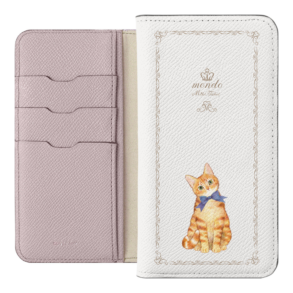 たけいみき × COVERARY 本革 コラボ手帳型ケース