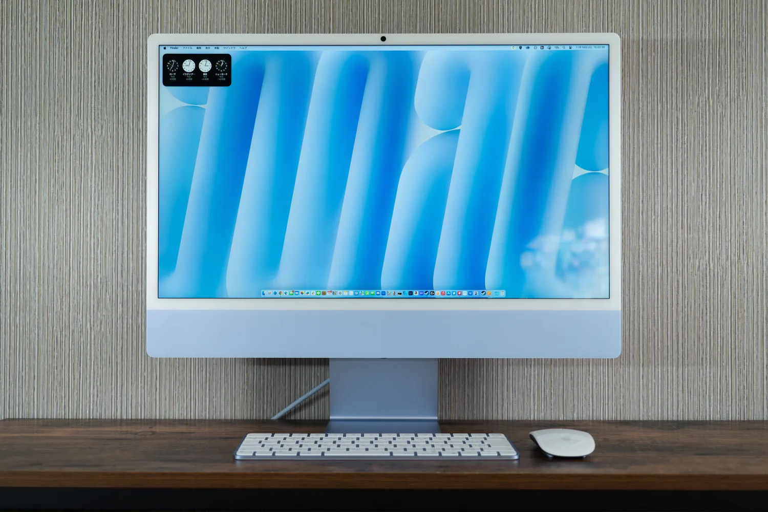 iMac 24インチ 2021 M1ブルー 16GB 512GB iMac M1 2021年 ブルー 24